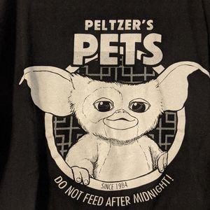 Gremlins Peltzer's Pets logo shirt